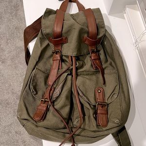 Olive green backpack